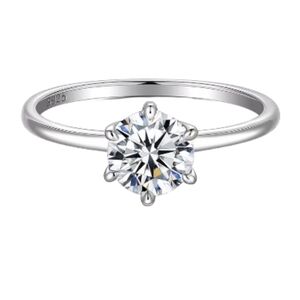 Certified 0.50ct. t.w. Moissanite Engagement Wedding Ring NEW